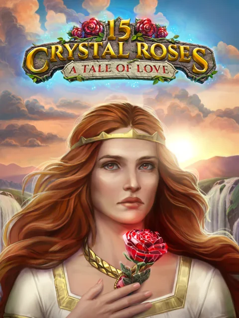 15 Crystal Roses A Tale of Love